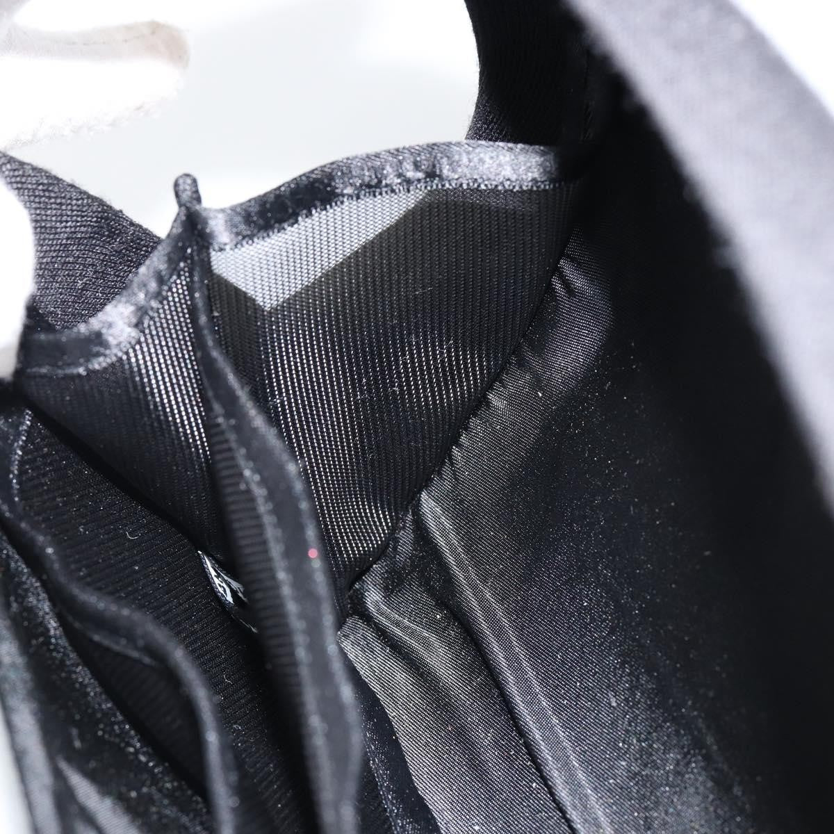 Chanel Millennium Shoulder Bag Jersey, BLACK, COTTON, Shoulder bag