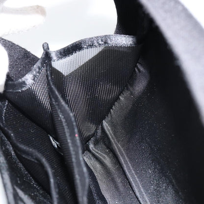 Chanel Millennium Shoulder Bag Jersey, BLACK, COTTON, Shoulder bag