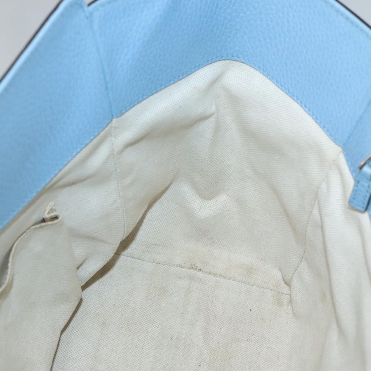 Gucci Swing Tote Leather, BLUE, LEATHER, Tote bag