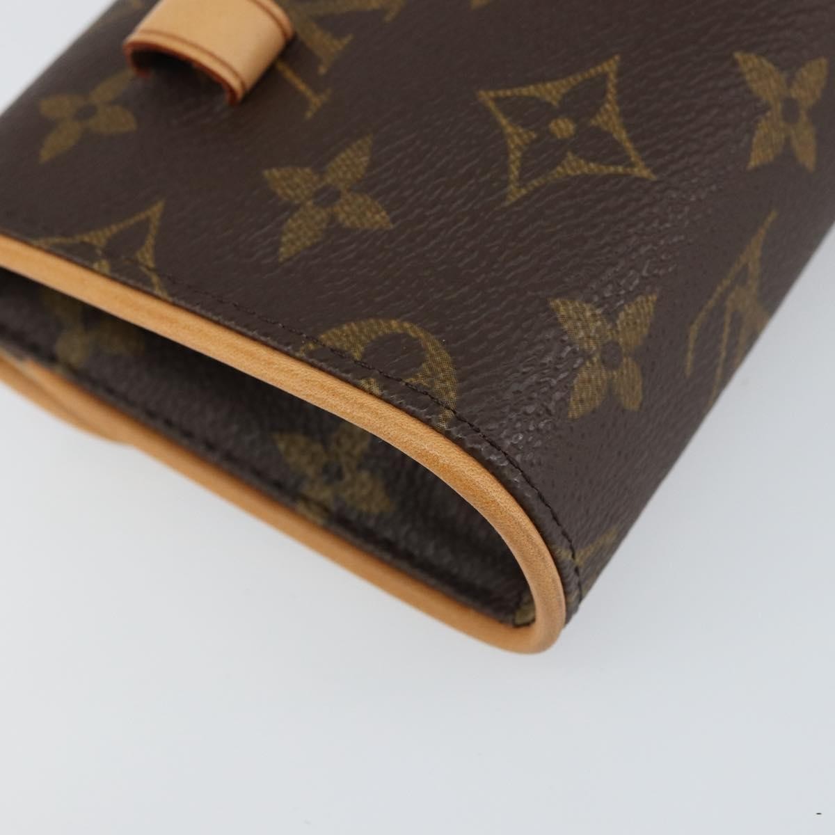 Louis Vuitton Florentine Waist Bag Monogram Canvas, BROWN, CANVAS, Clutche & pouche