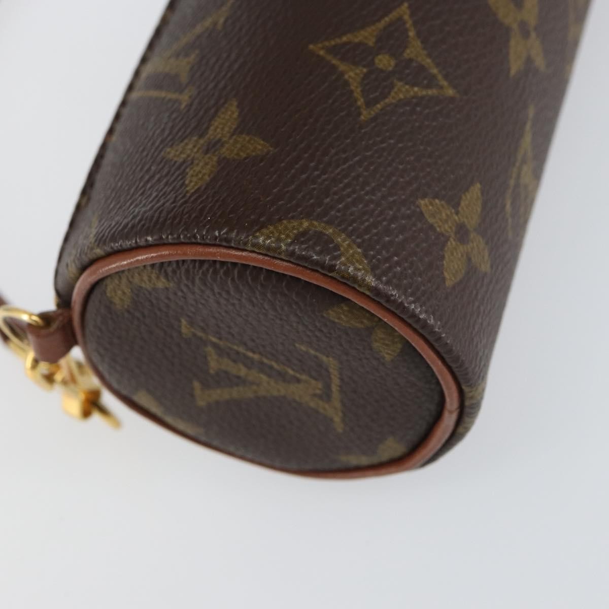 Louis Vuitton Papillon Pochette Monogram Canvas, BROWN, CANVAS, Clutche & pouche