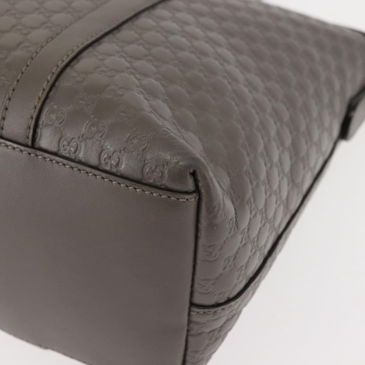 Gucci Britt Convertible Dome Satchel Microguccissima Leather, GRAY, LEATHER, Handbag