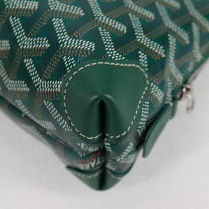 Goyard Vendome cosmetic pouch Canvas, GREEN, CANVAS, Clutche & pouche