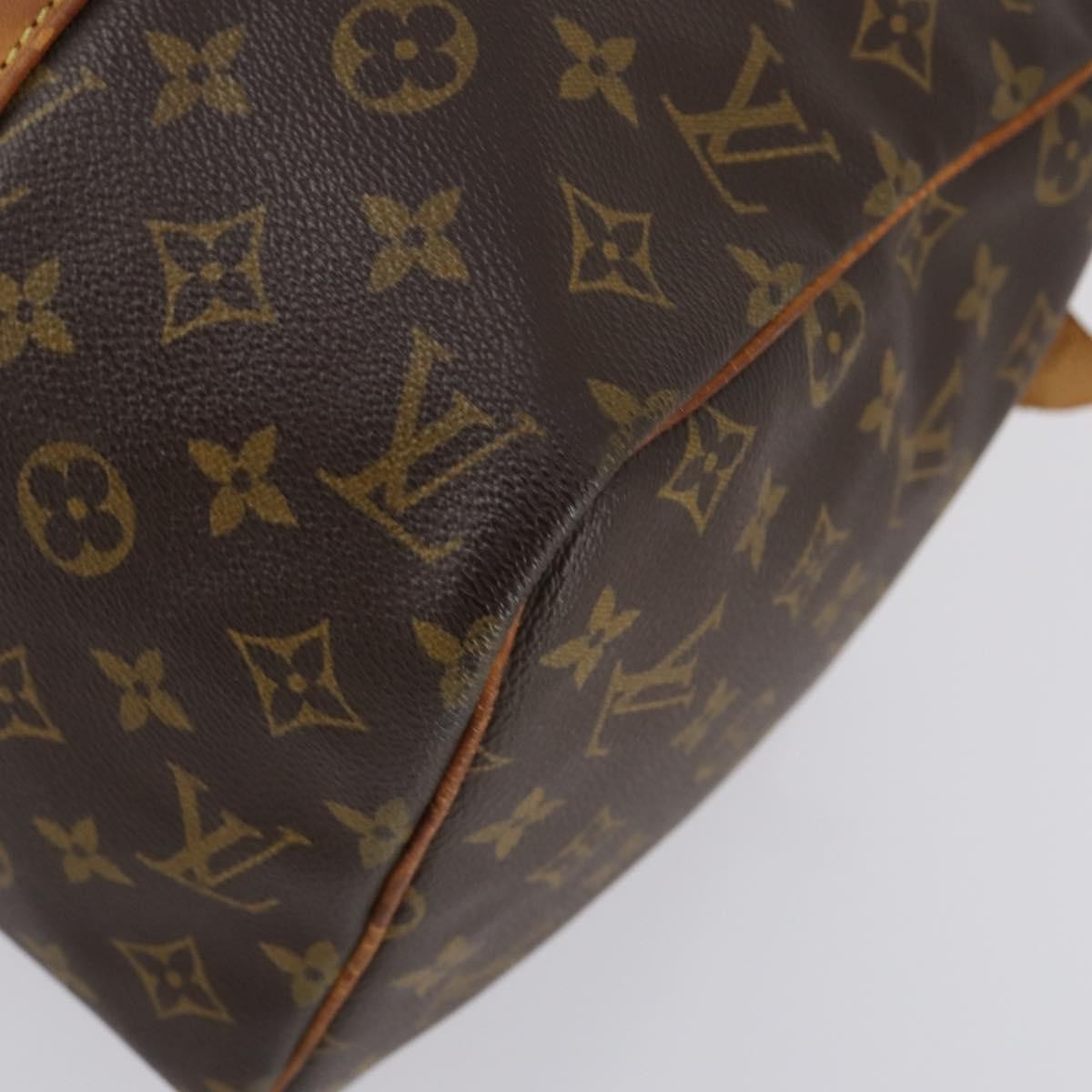 Louis Vuitton Sac Souple Handbag Monogram Canvas, BROWN, CANVAS, Travel bag