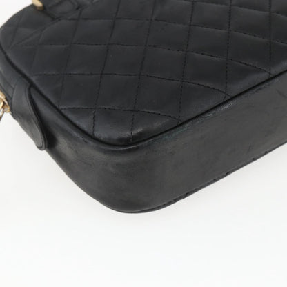 Chanel Vintage Camera Bag Quilted Leather, BLACK, LEATHER, Shoulder bag