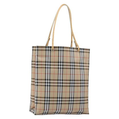 Burberry Nova Check Tote Nylon, BEIGE, NYLON, Tote bag