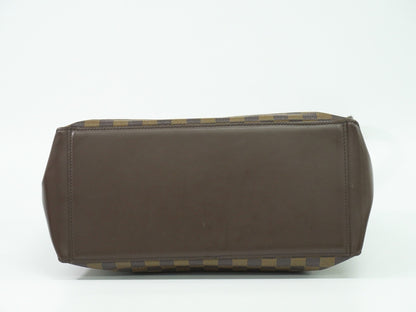 Louis Vuitton Cabas Mezzo Damier, BROWN, CANVAS, Tote bag