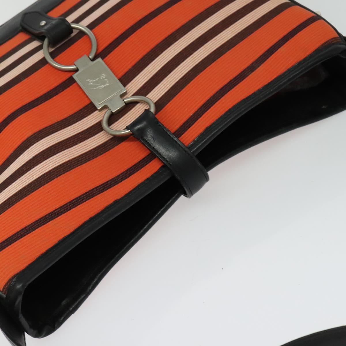 Burberry Blue Label shoulder bag Canvas, ORANGE, CANVAS, Shoulder bag