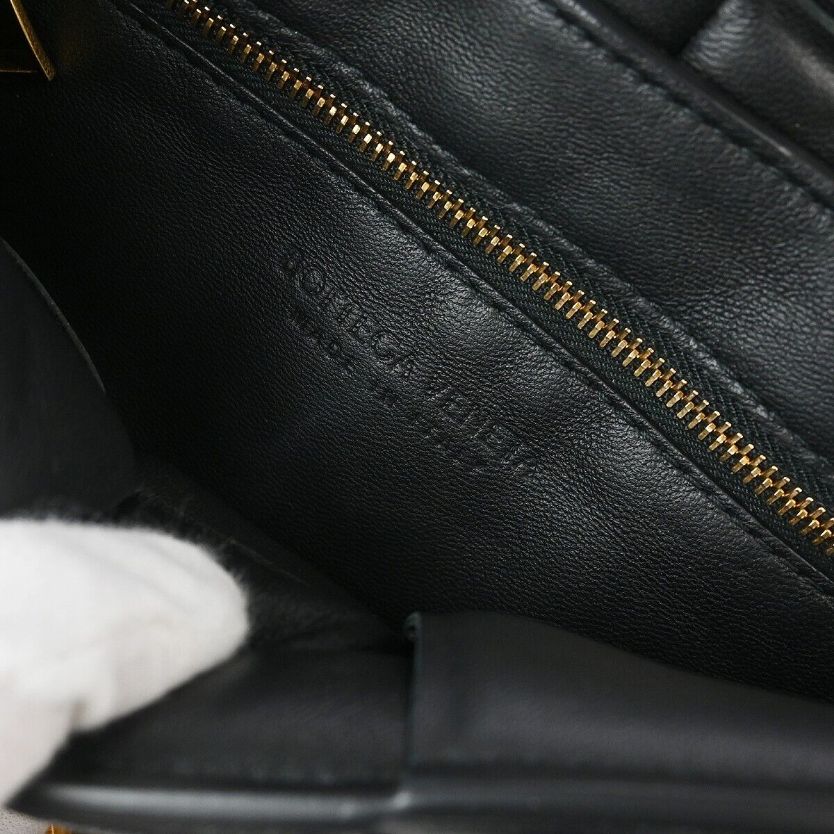 Bottega Veneta Cassette Chain Crossbody Bag Padded Maxi Intrecciato Leather, BLACK, LEATHER, Shoulder bag