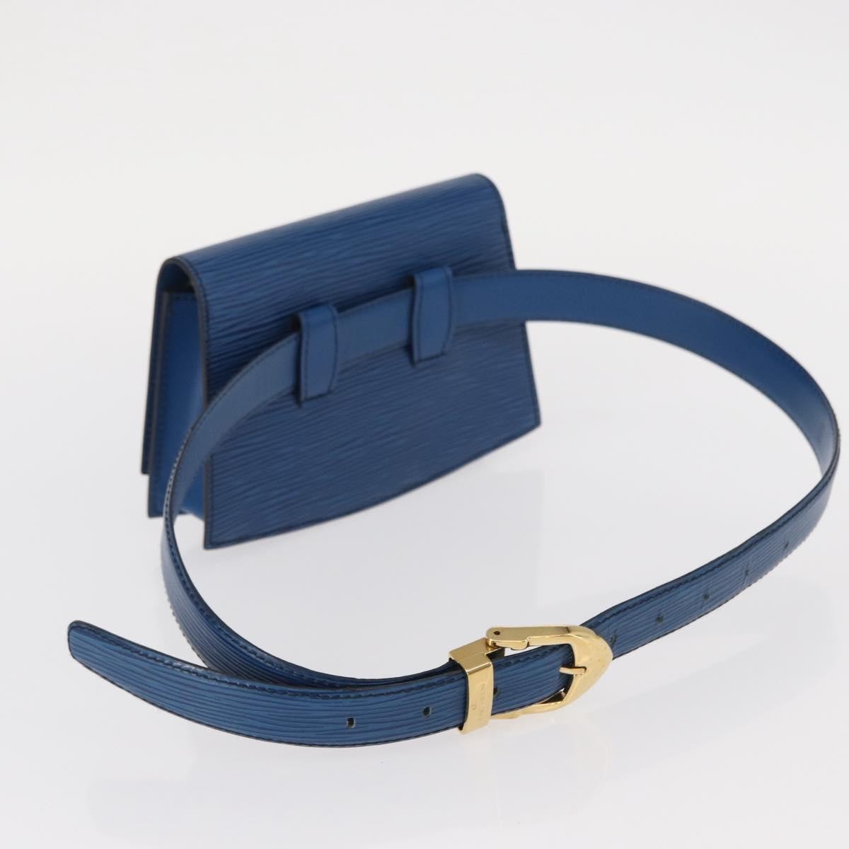 Louis Vuitton Tilsitt Bum Bag Epi Leather, BLUE, LEATHER, Clutche & pouche
