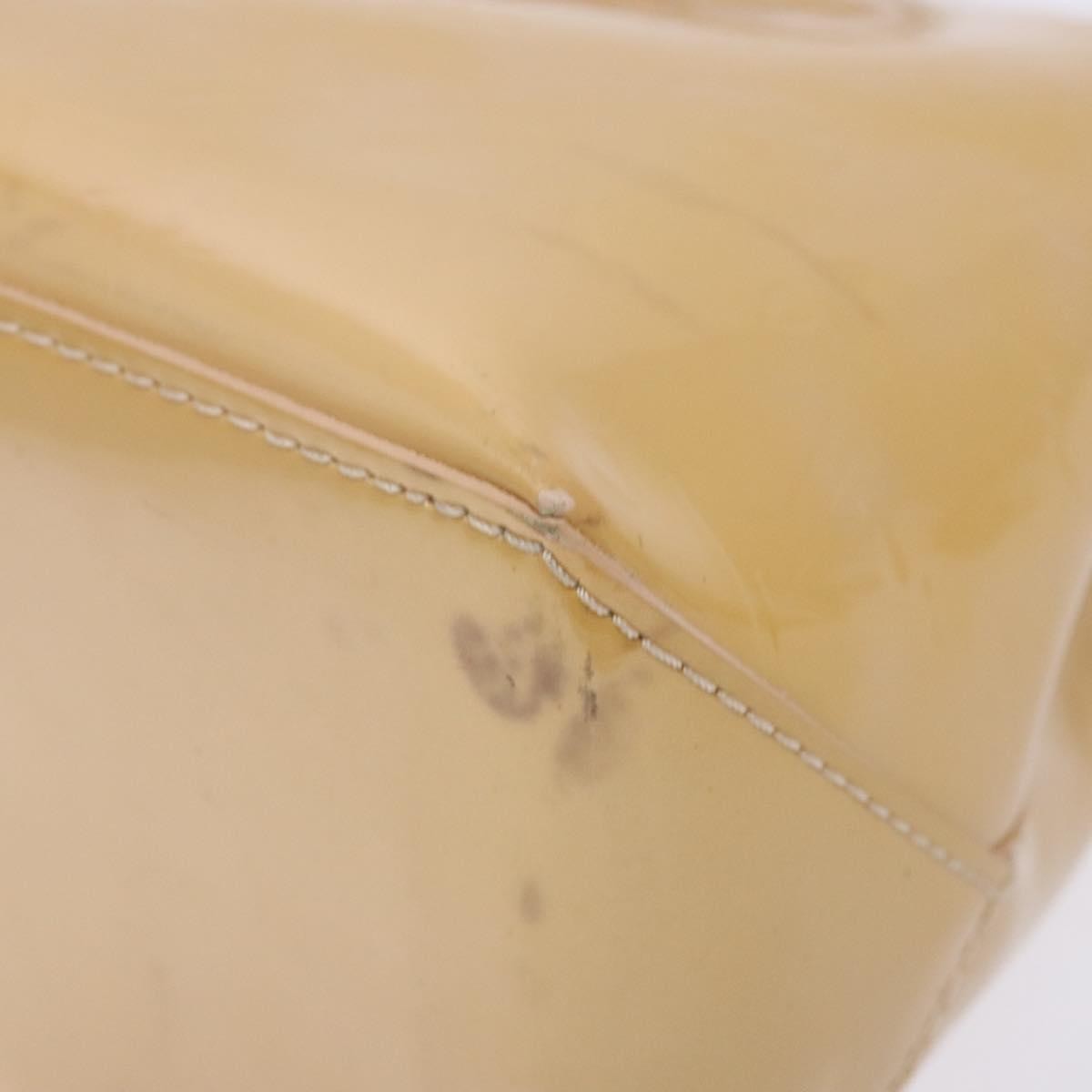 Louis Vuitton Wilshire Handbag Monogram Vernis, BEIGE, PATENT_LEATHER, Handbag