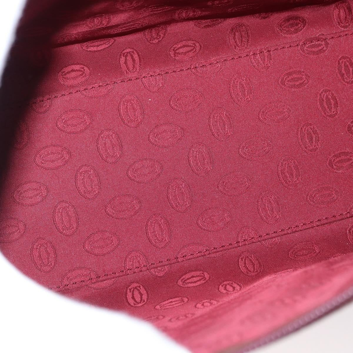 cartier Must De Cartier Leather, BURGUNDY, LEATHER, Handbag