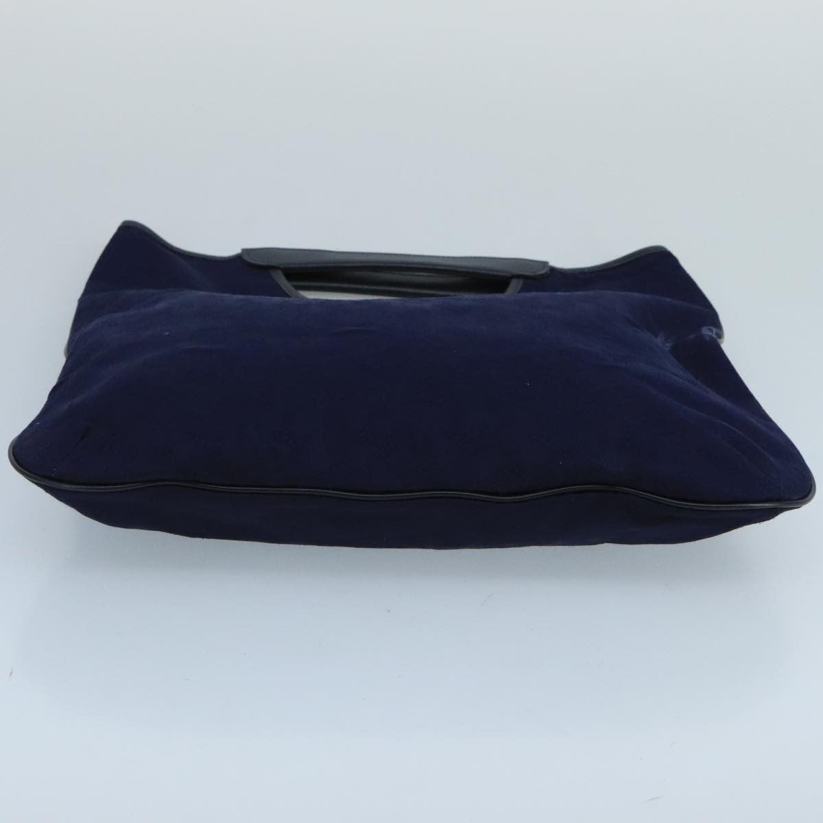 Celine C Macadam Handbag Canvas, NAVY, CANVAS, Handbag