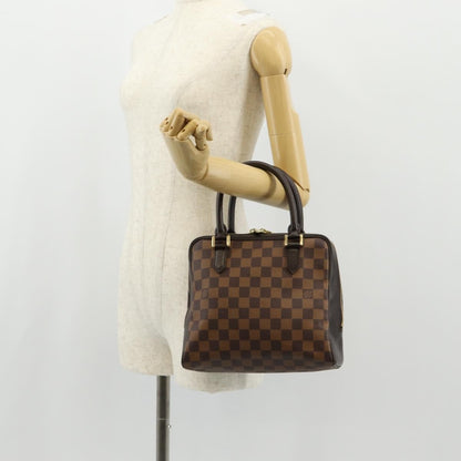 Louis Vuitton Brera Handbag Damier, BROWN, CANVAS, Handbag