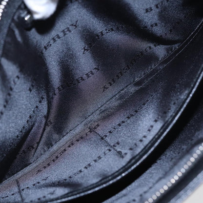 Burberry Zip Pouch Leather, BLACK, LEATHER, Clutche & pouche