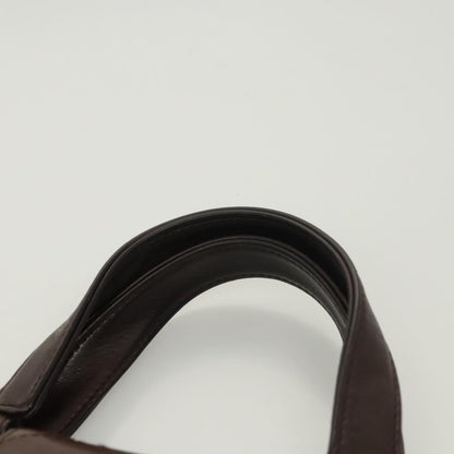 Chanel CC Flap Tote Quilted Calfskin, BROWN, LEATHER, Tote bag