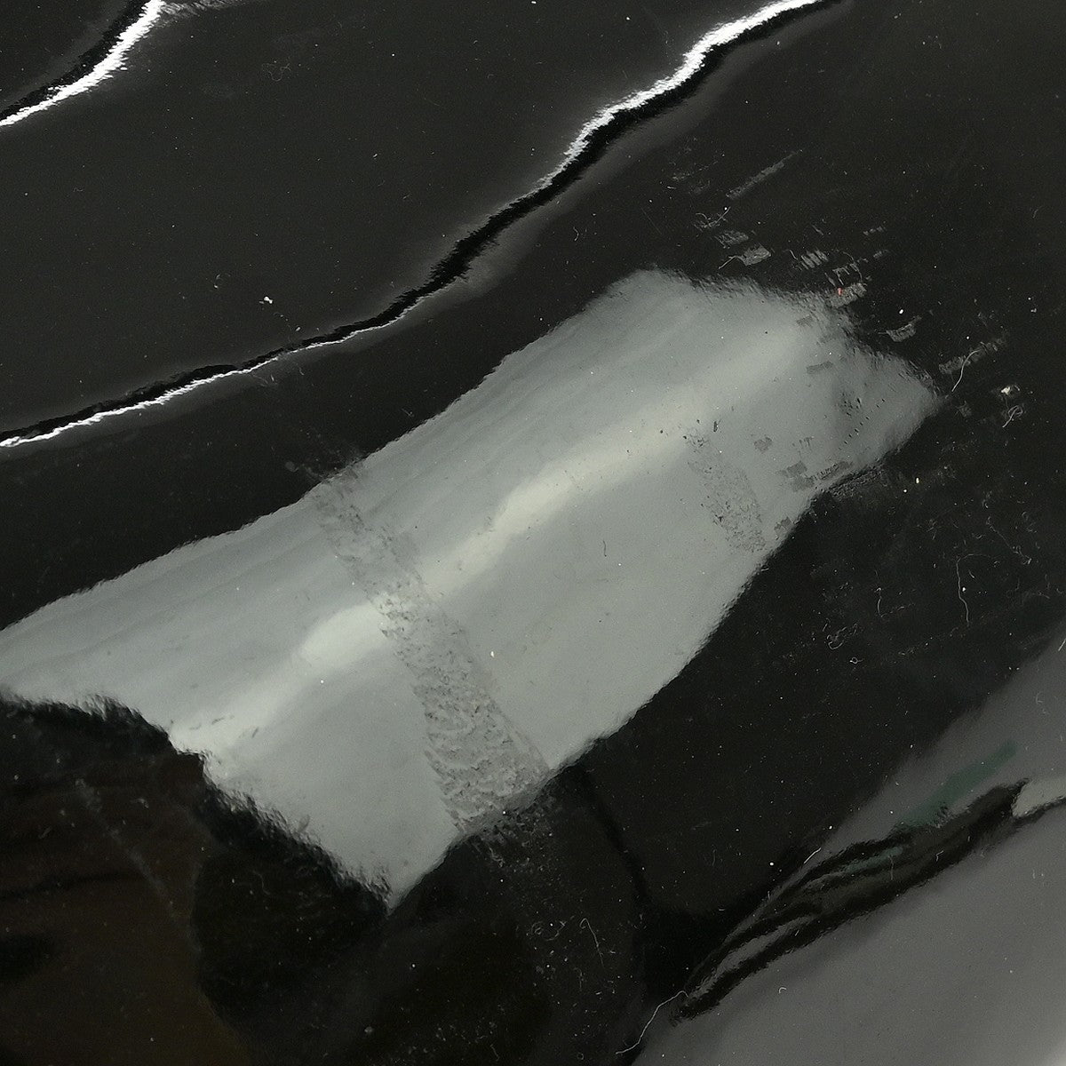 Fendi Chameleon Satchel Patent and Canvas, BLACK, PATENT_LEATHER, Handbag