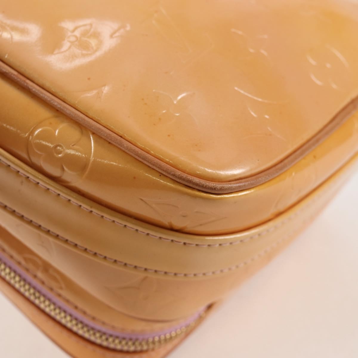 Louis Vuitton Wooster Handbag Monogram Vernis, BEIGE, PATENT_LEATHER, Handbag