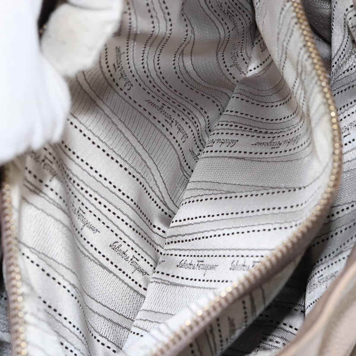 Salvatore Ferragamo Gancini Tote Leather, PINK, LEATHER, Handbag