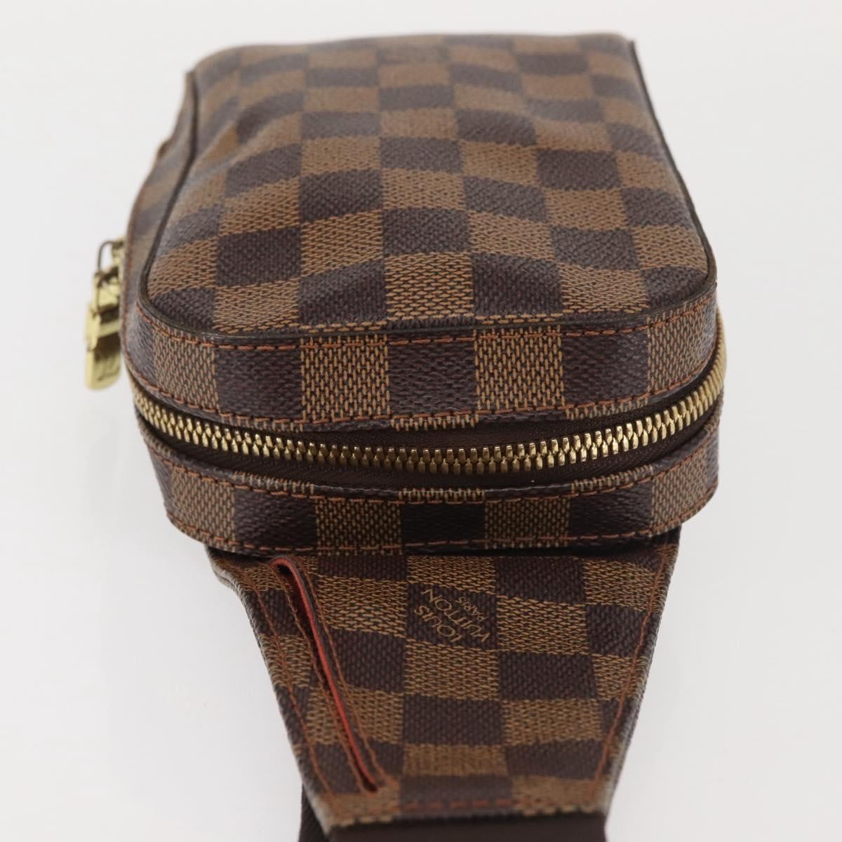 Louis Vuitton Geronimos Waist Bag Damier, BROWN, CANVAS, Shoulder bag