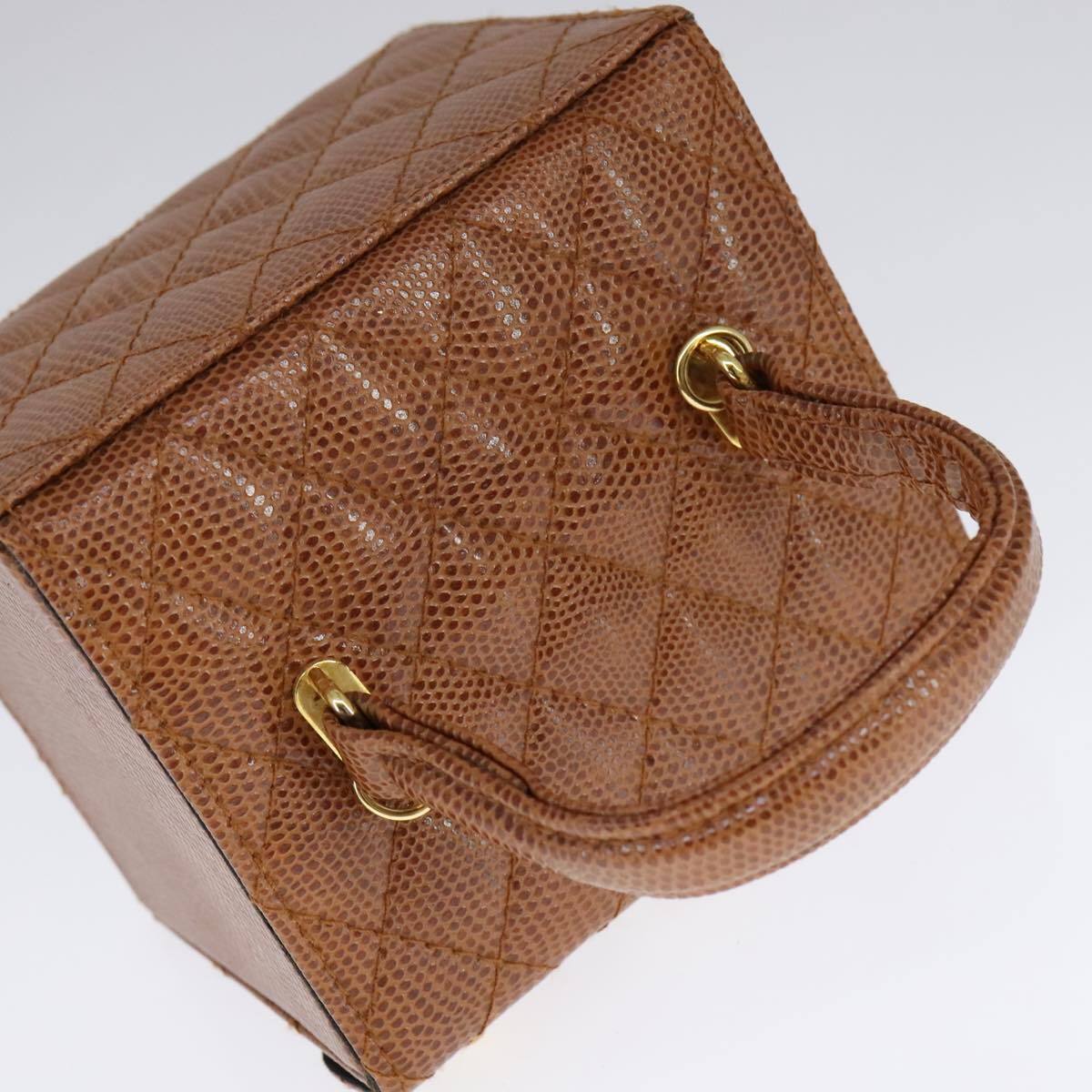 Fendi Vanity Clutch Leather, BROWN, LEATHER, Handbag