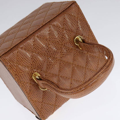 Fendi Vanity Clutch Leather, BROWN, LEATHER, Handbag