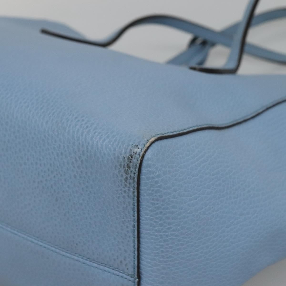Gucci Swing Tote Leather, BLUE, LEATHER, Tote bag
