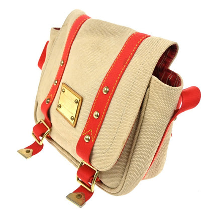 Louis Vuitton Antigua Besace Messenger Bag Canvas, BEIGE, CANVAS, Shoulder bag