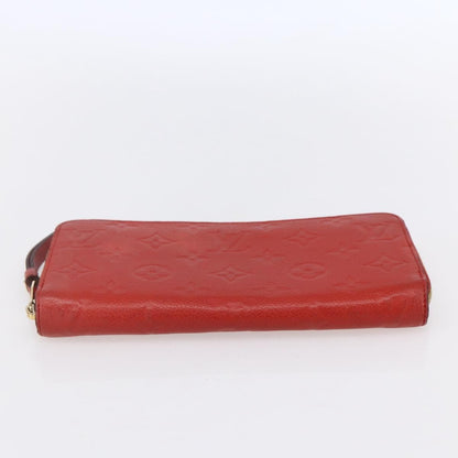 Louis Vuitton Portefeuille zippy Monogramme Empreinte Monogramme Empreinte, RED, LEATHER, Wallets