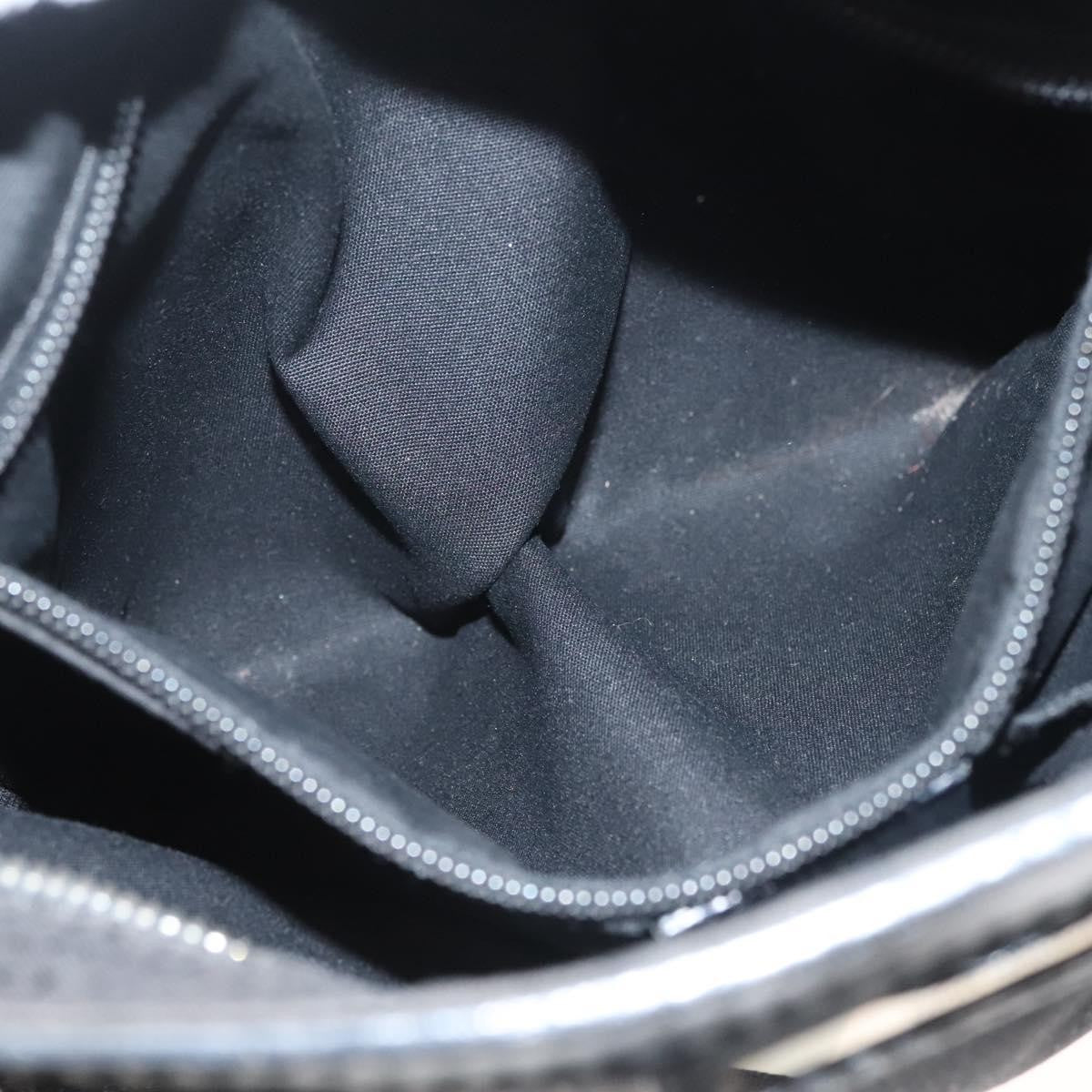 Christian Dior Vintage Zip Shoulder Bag Diorissimo Canvas, BLACK, CANVAS, Shoulder bag