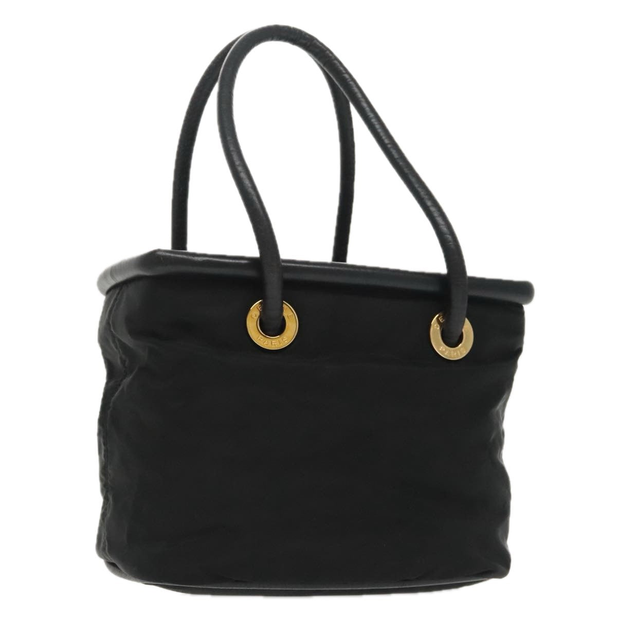 Celine Handbag Nylon, BLACK, NYLON, Handbag