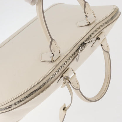 Louis Vuitton Alma Handbag Epi Leather, White, Leather, Handbag