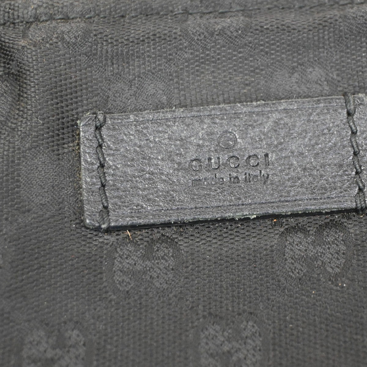 Gucci Web Zip Tote GG Nylon, BLACK, NYLON, Shoulder bag