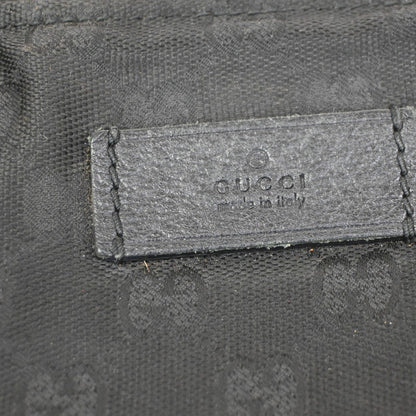 Gucci Web Zip Tote GG Nylon, BLACK, NYLON, Shoulder bag