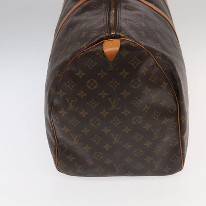 Louis Vuitton Keepall Bag Monogram Canvas, BROWN, CANVAS, Travel bag