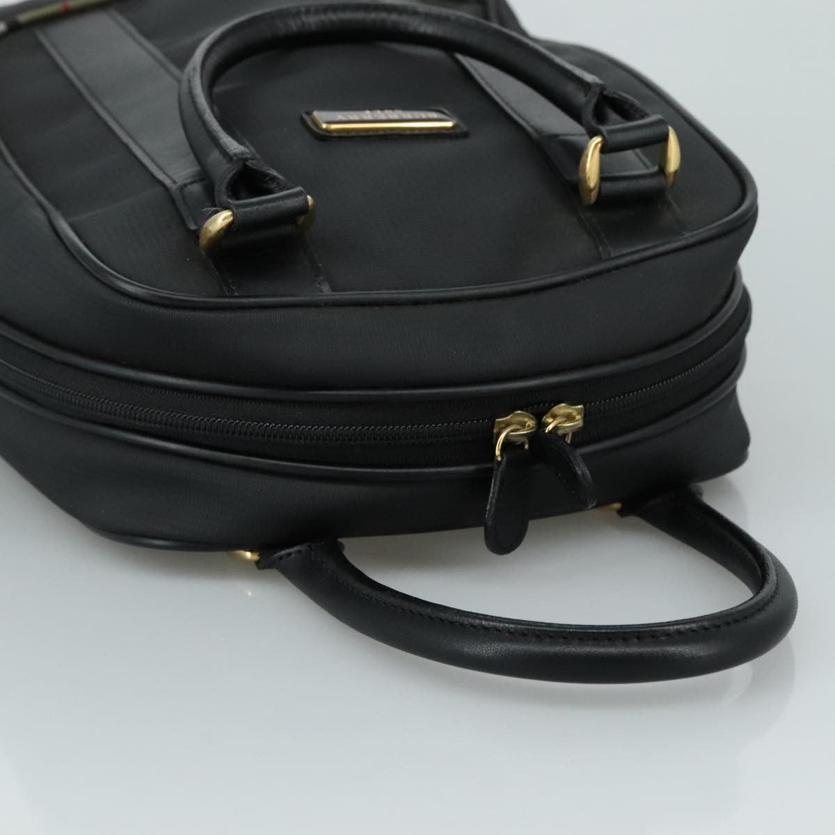 Burberry Golf handbag Nylon, BLACK, NYLON, Handbag