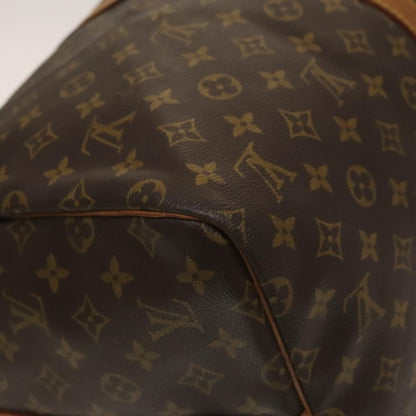 Louis Vuitton Keepall Bandouliere Bag Monogram Canvas, BROWN, CANVAS, Travel bag