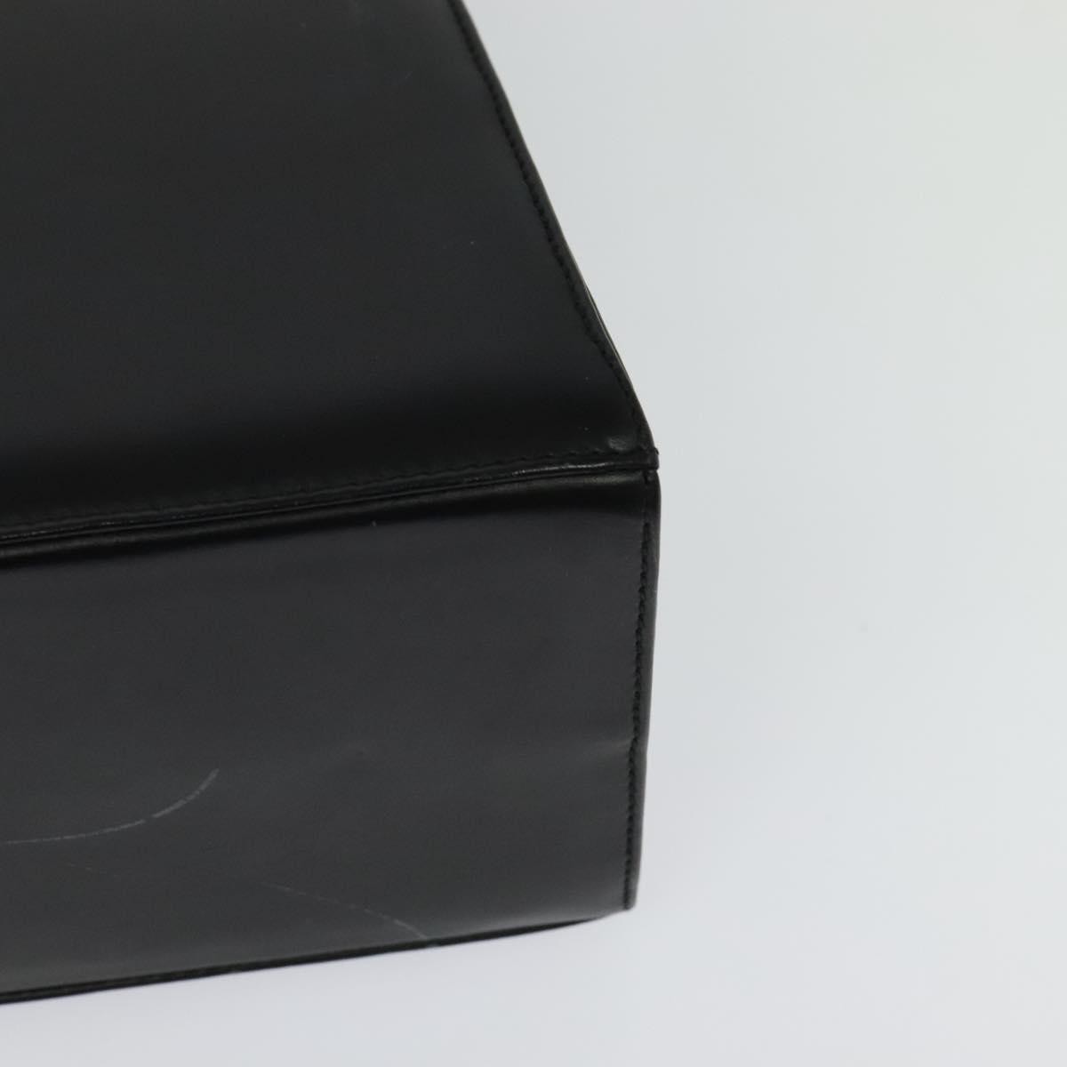 Salvatore Ferragamo Gancini Convertible Top Handle Bag Leather, BLACK, LEATHER, Handbag