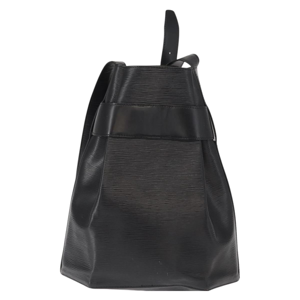 Louis Vuitton Vintage Sac d'Epaule Handbag Epi Leather, BLACK, LEATHER, Shoulder bag