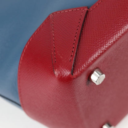 Hermes Maxibox Cabas Evercolor with Epsom, BLUE, LEATHER, Tote bag