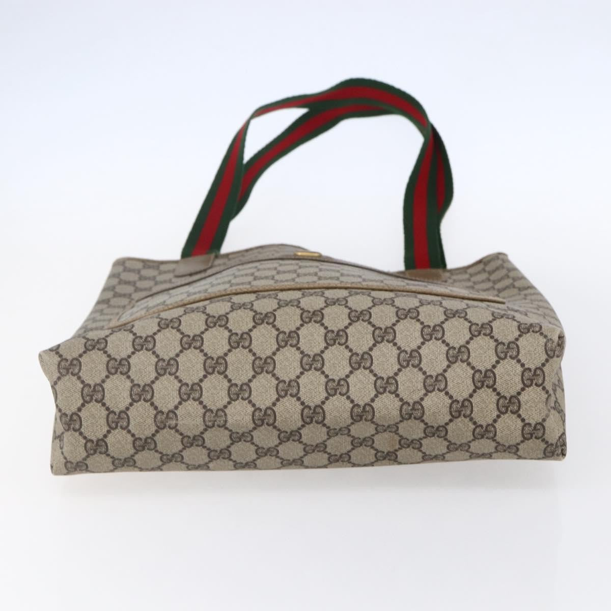 Gucci Sherry Line Tote Canvas, BEIGE, CANVAS, Tote bag