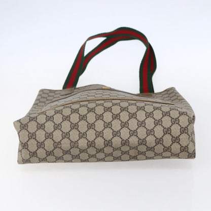Gucci Sherry Line Tote Canvas, BEIGE, CANVAS, Tote bag