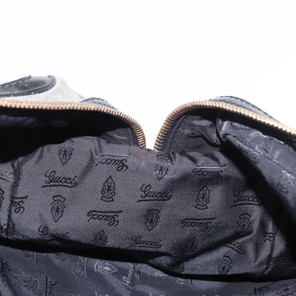 Gucci Aviatrix Satchel Suede, BLACK, SUEDE, Handbag