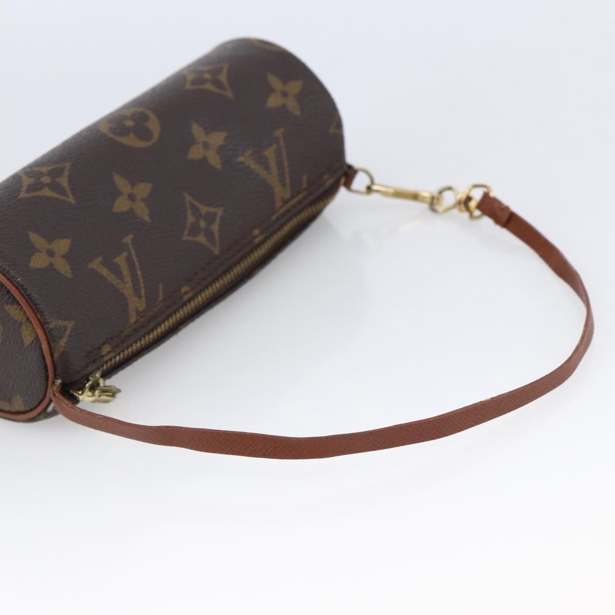Louis Vuitton Papillon Pochette Monogram Canvas, BROWN, CANVAS, Clutche & pouche
