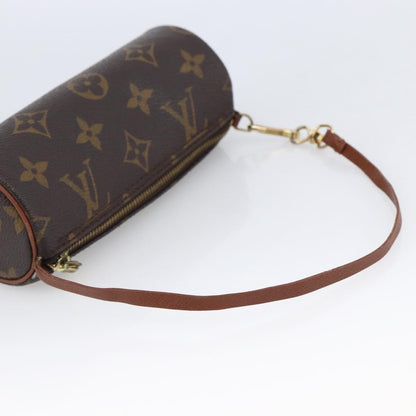 Louis Vuitton Papillon Pochette Monogram Canvas, BROWN, CANVAS, Clutche & pouche