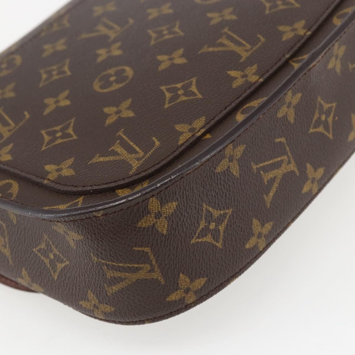 Louis Vuitton Saint Cloud Handbag Monogram Canvas, BROWN, CANVAS, Shoulder bag