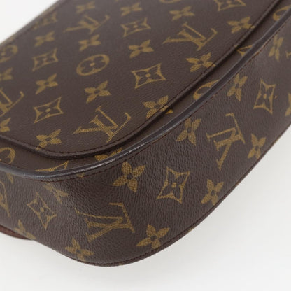 Louis Vuitton Saint Cloud Handbag Monogram Canvas, BROWN, CANVAS, Shoulder bag