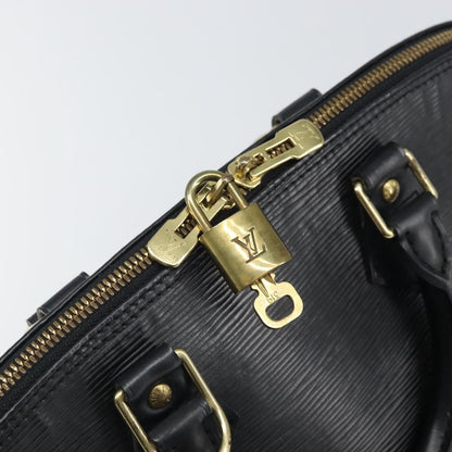 Louis Vuitton Alma Handbag Epi Leather, BLACK, LEATHER, Handbag