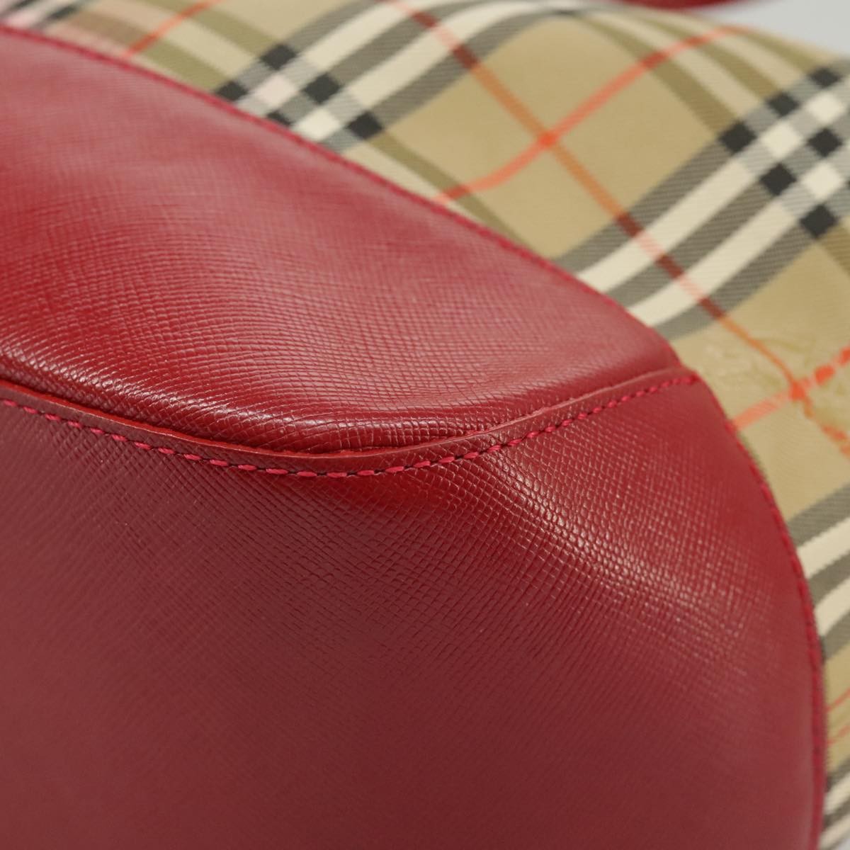 Burberry Nova Check Handbag Nova Check Canvas, BEIGE, CANVAS, Handbag