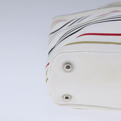 Burberry Blue Label Handbag Canvas, WHITE, CANVAS, Handbag